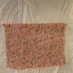 Floral tube top